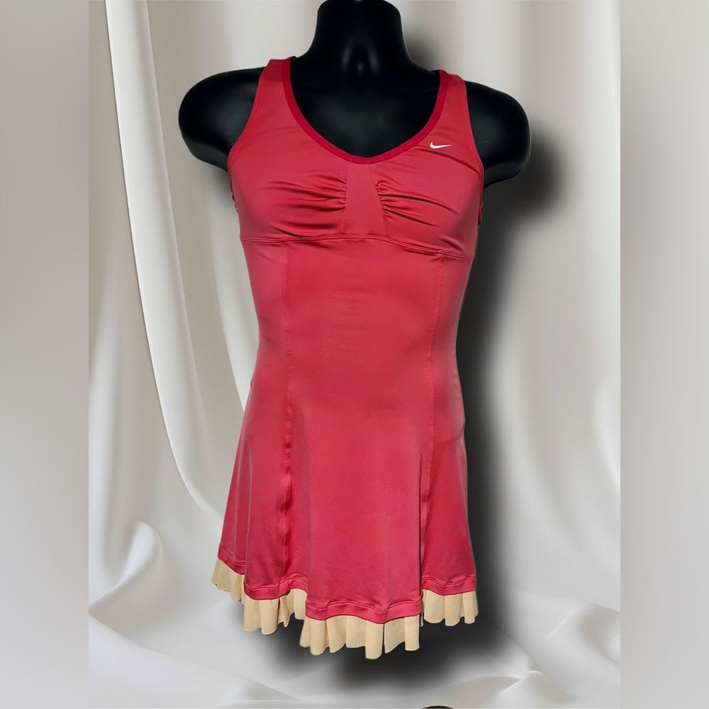 Nike Dri-FIT Pink Athletic Tennis Dress Size Small